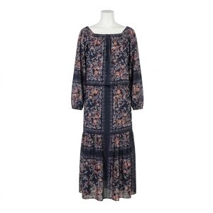 NEW CLEOBELLA lucille elasticized cuffs blouse in dark la ramos print